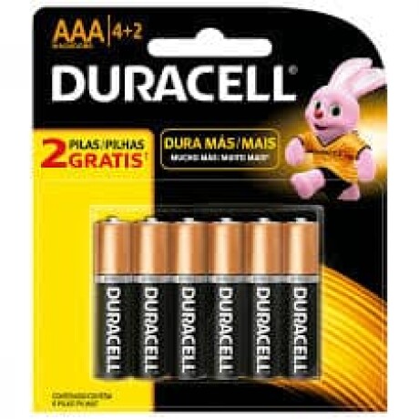 Pilas AAA Duracell 6+2 Gratis 8 Unidades Pilas AAA Duracell 6+2 Gratis 8 Unidades