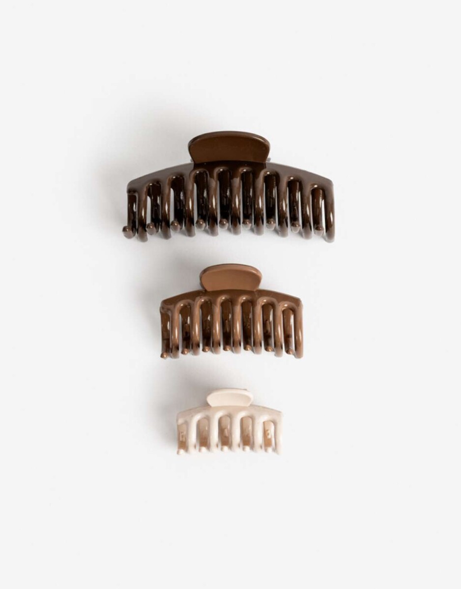 Set De Broches - Combinacion Tricolor 