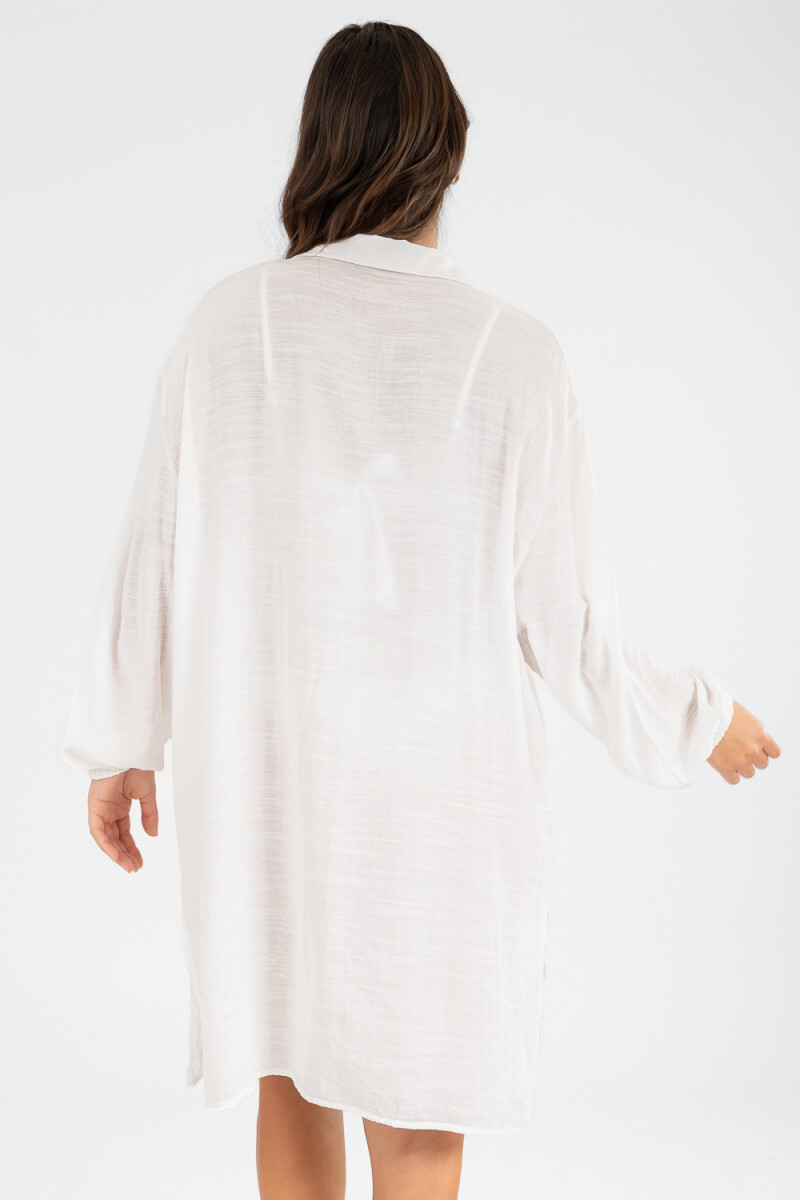 Camisola satin Blanco