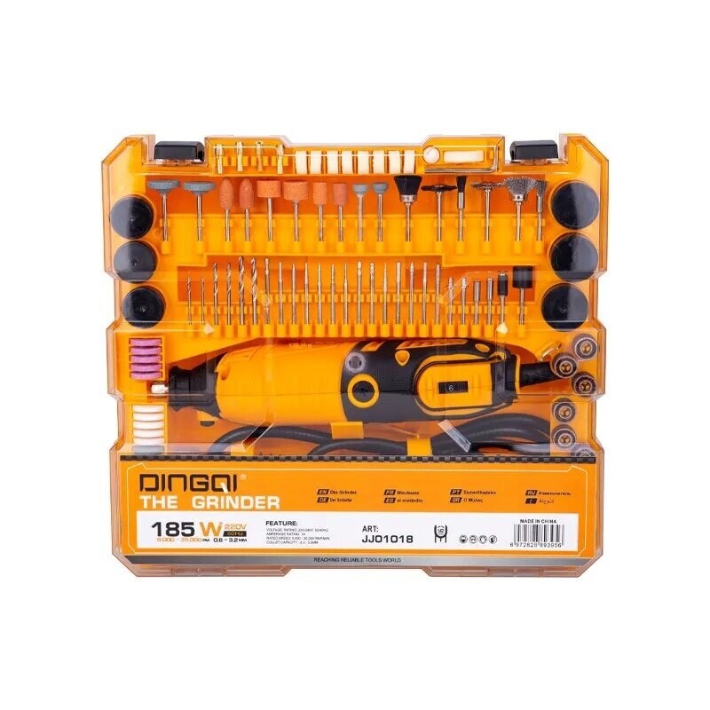 DINGQI MINI TORNO INDUSTRIAL 185W SET 360 PIEZAS Dingqi Mini Torno Industrial 185w Set 360 Piezas