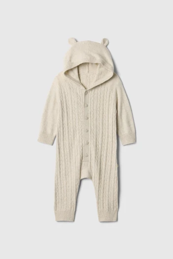 Pijama Con Cierre Botones Bebe Light Heather Grey V2