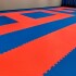 Piso Tatami Goma Eva Encastrable 1x1m 2cm Yoga Pesa Mancuer Color Azul Rojo