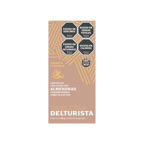 Chocolate con almendras Delturista Choco Con Almendras Delturista