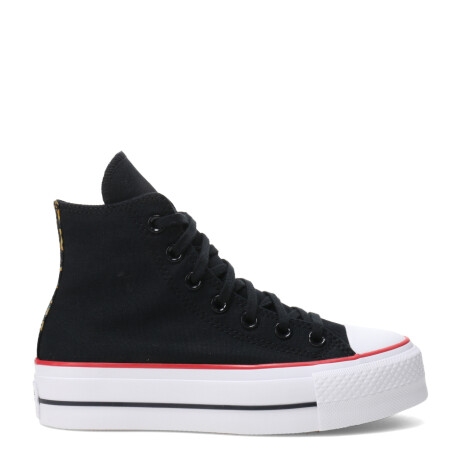 Championes de Mujer Converse Ctas Lift Hi Negro - Blanco