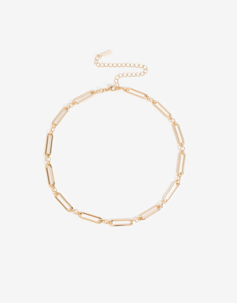 Collares Cortos Metal Collar Corto Metal - Dorado