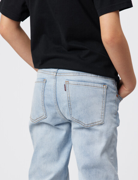PANTALÓN DE JEAN SKINNY Celeste