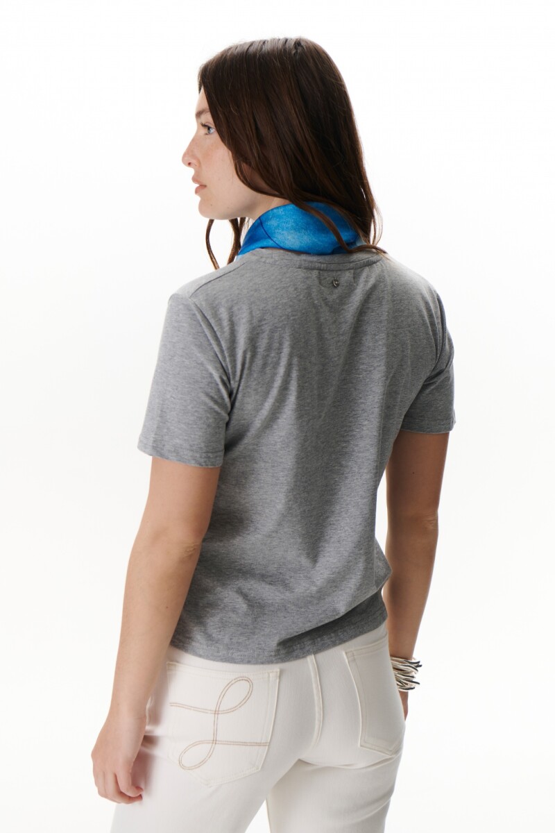 REMERA MOLDES MELANGE