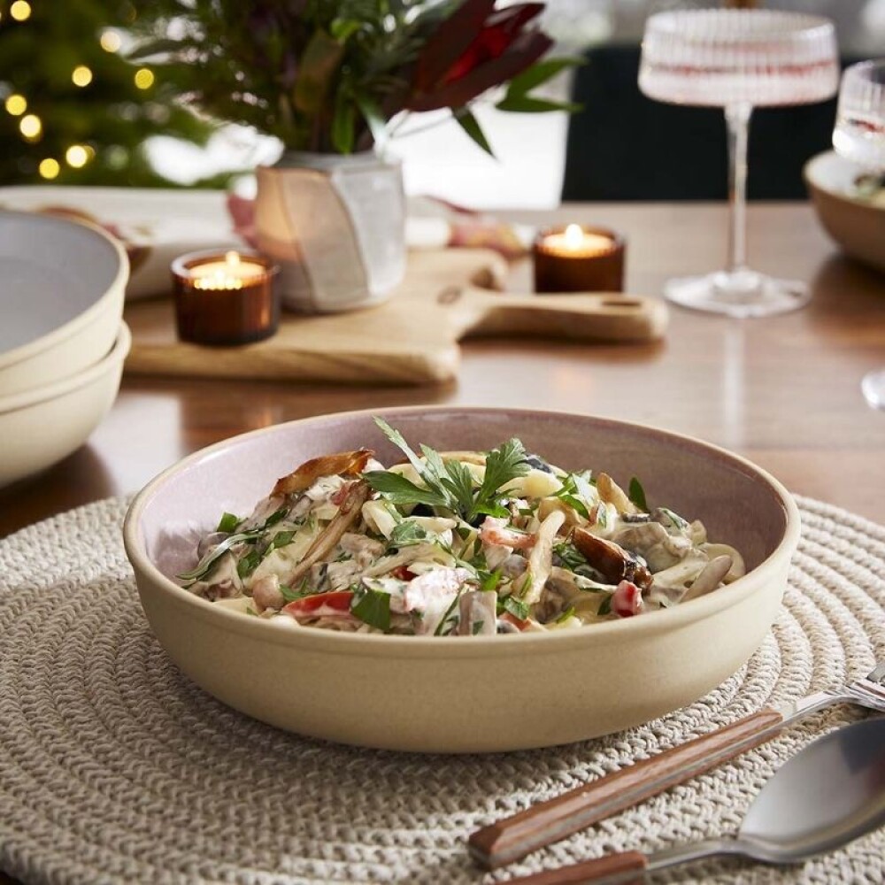 PORTMEIRION MINERALS BOWL BAJO 22CM CUARZO ROSA SET X 4 PORTMEIRION MINERALS BOWL BAJO 22CM CUARZO ROSA SET X 4