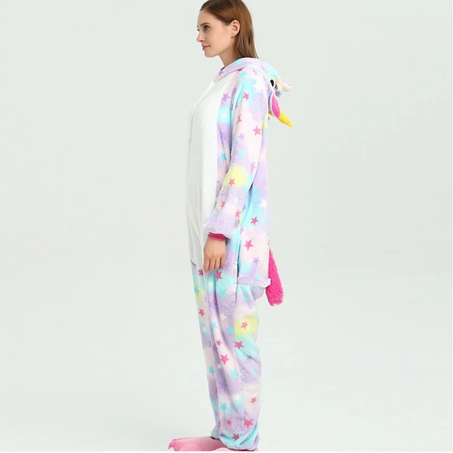luto frecuentemente cultura Pijama Entero de Plush Abrigado para Adultos Diseño Unicornio - Multicolor  — HTS