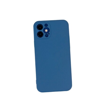 Estuche Funda De Silicona Para Iphone 12 Pro Azul