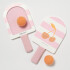 Paletas de playa con velcro para niños Candy Cherry