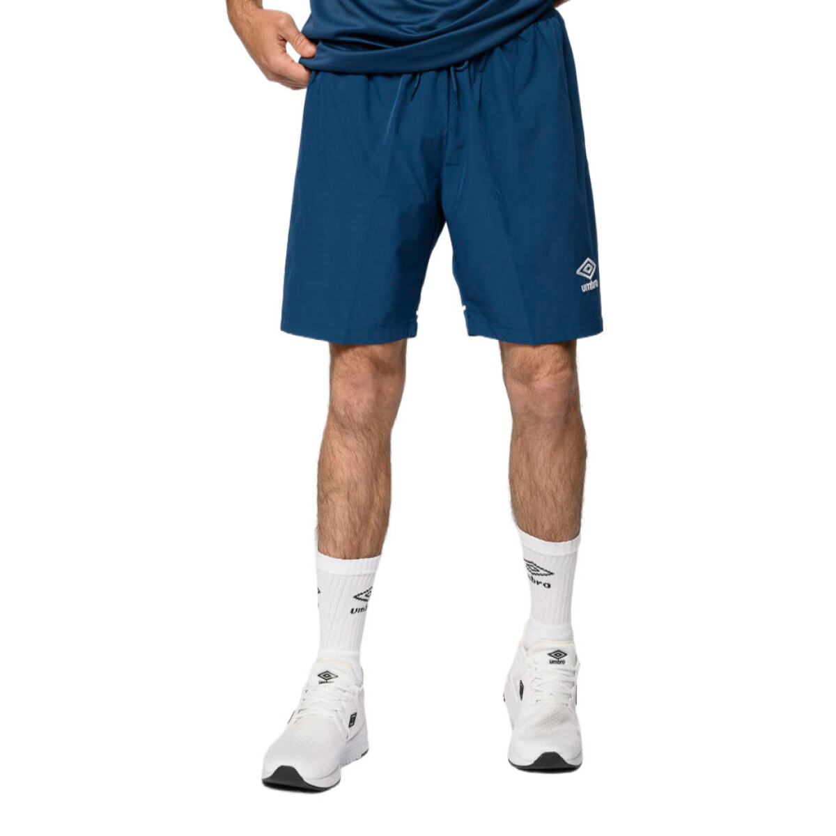 Bermuda de Hombre Umbro Lopo - Azul - Blanco 