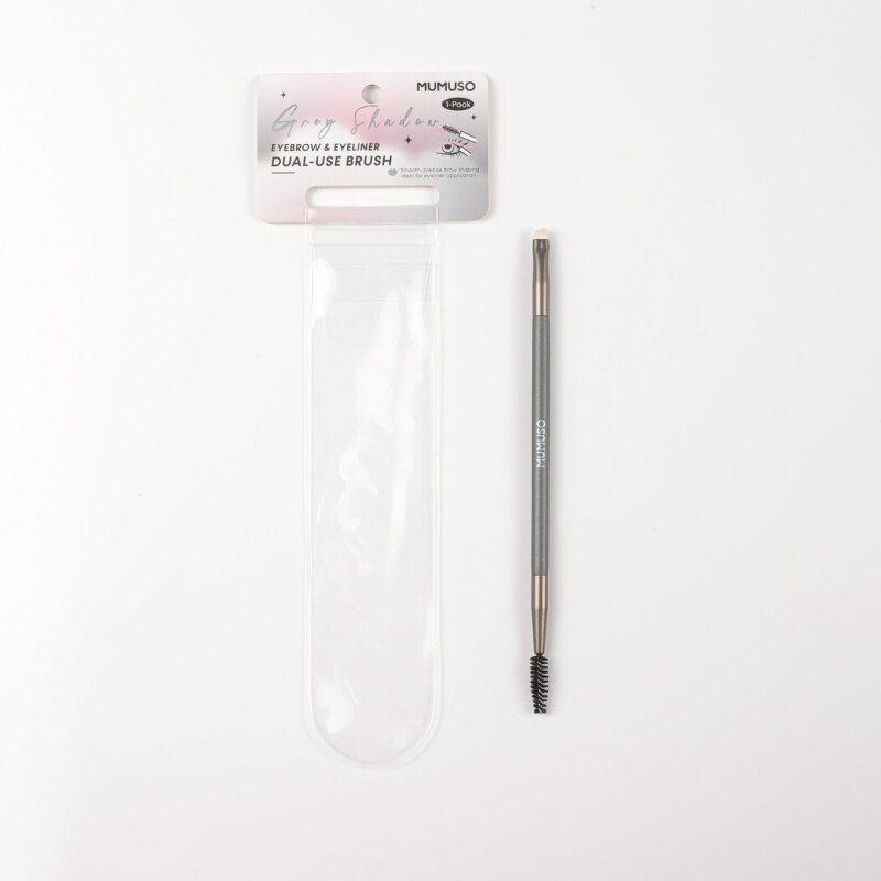 BROCHA DOBLE USO PARA CEJAS Y DELINEADOR BROCHA DOBLE USO PARA CEJAS Y DELINEADOR