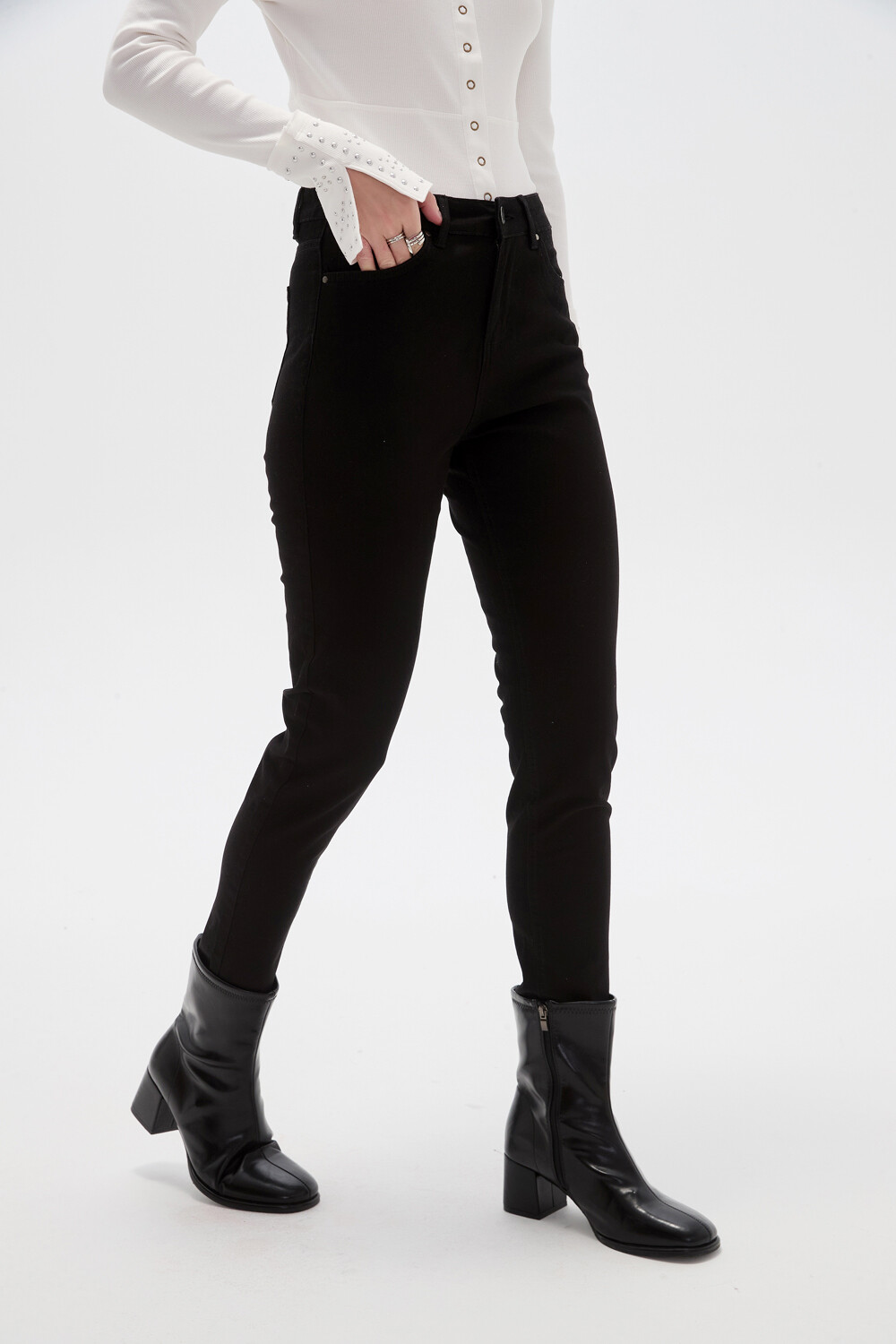 Pantalon Bardot Negro