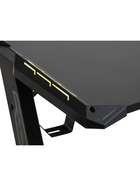 Escritorio gaming LINDHOLM con LED negro Escritorio gaming LINDHOLM con LED negro