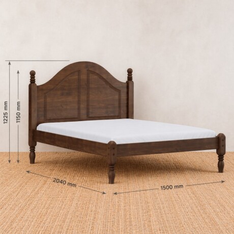 Cama 1.40 Oro Café U