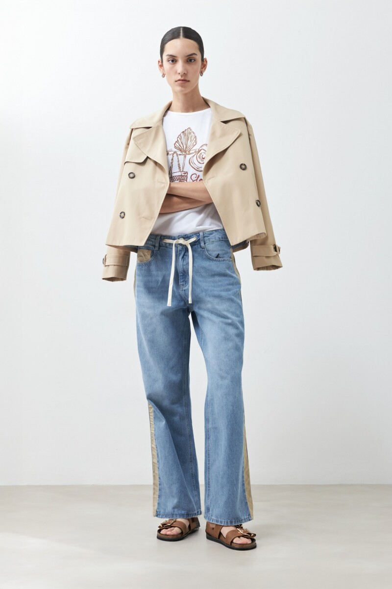 Jean bicolor Cher - jean medio 