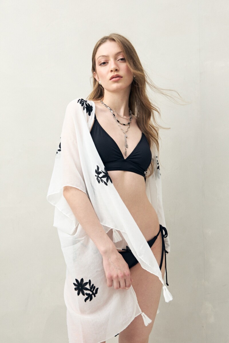 PONCHO ARTEMAS Blanco