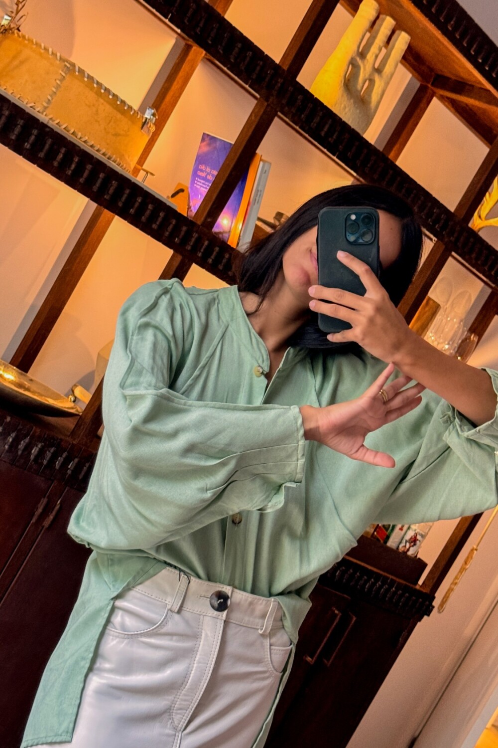 Camisa Fulera Verde Agua