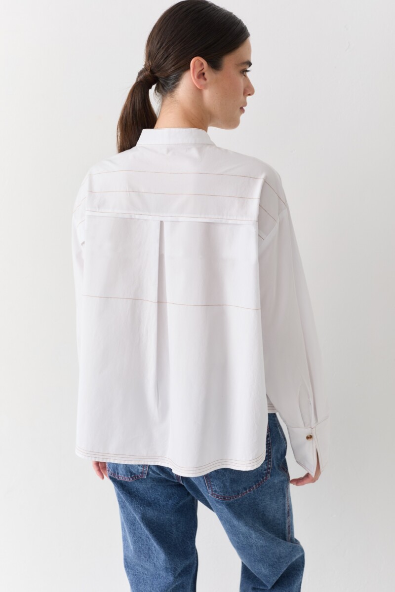 PRE VENTA CAMISA BOX Blanco