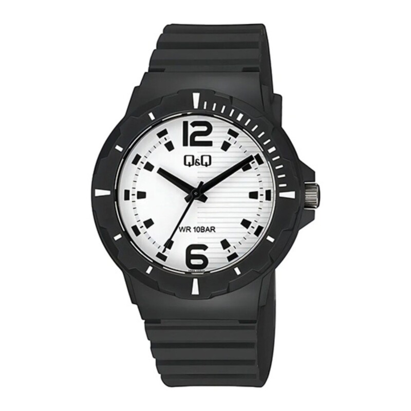 Reloj Análogo Q&Q V02A005VY Unisex 40 Mm Con Correa De Goma Para Uso Diario Reloj Análogo Q&Q V02A005VY Unisex 40 Mm Con Correa De Goma Para Uso Diario