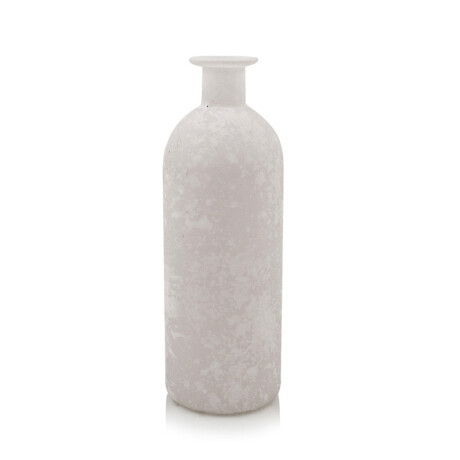 Florero Botella Gris
