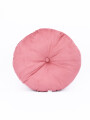 ALMOHADON VELVET REDONDO ROSADO