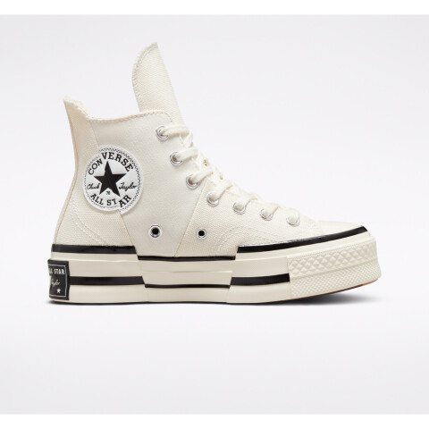 CHUCK 70 PLUS HI EGRET/BLACK/EGRET EGRET/BLACK/EGRET