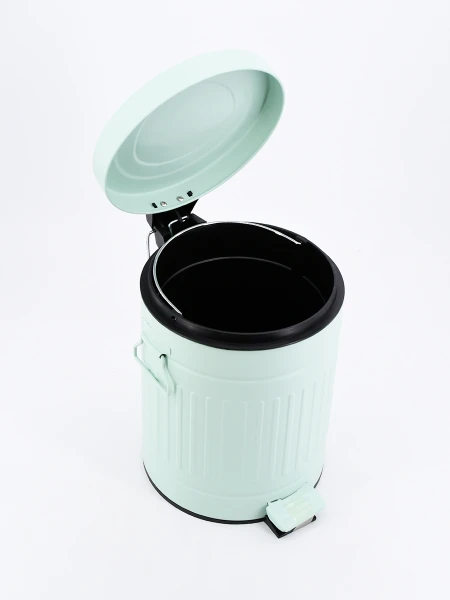 PAPELERA 5 LT CON PEDAL VERDE