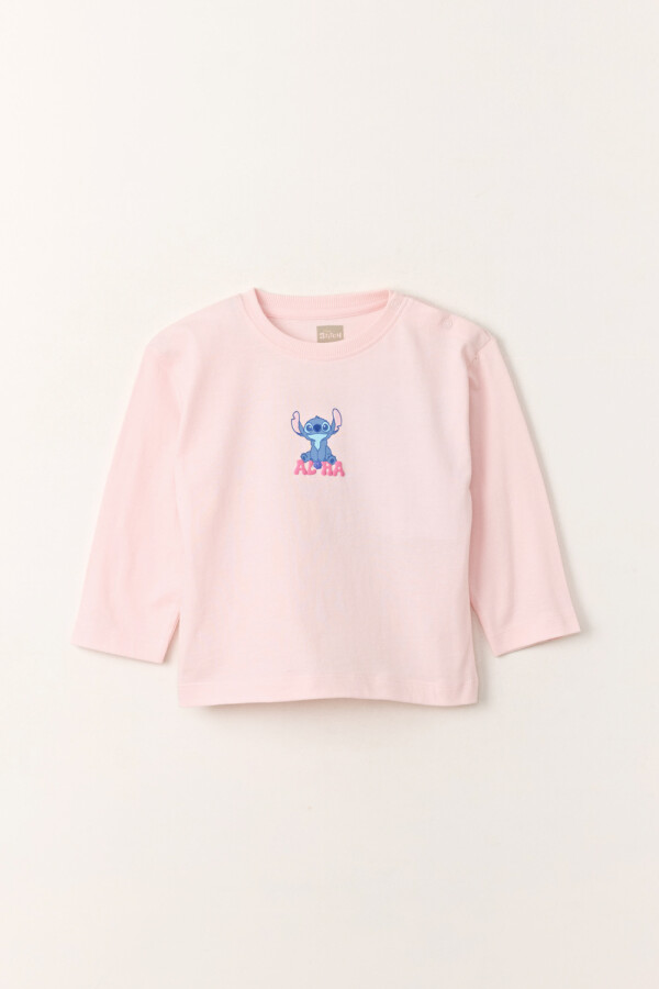 Remera Stitch Rosa