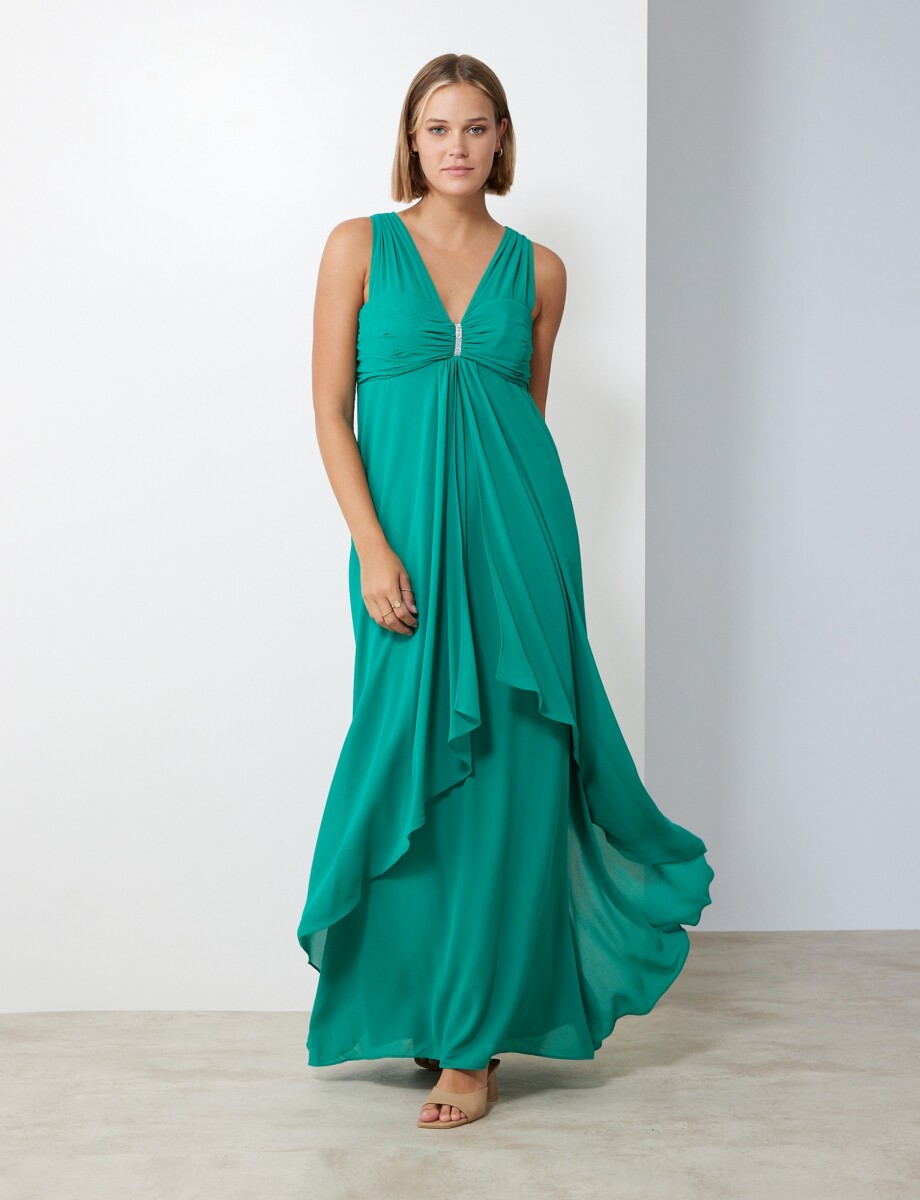 Vestido Maxi Colors - Verde 