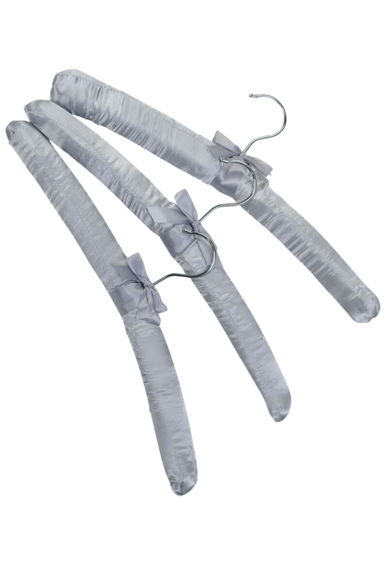 PACK 3 PERCHAS DE SEDA - GRIS 