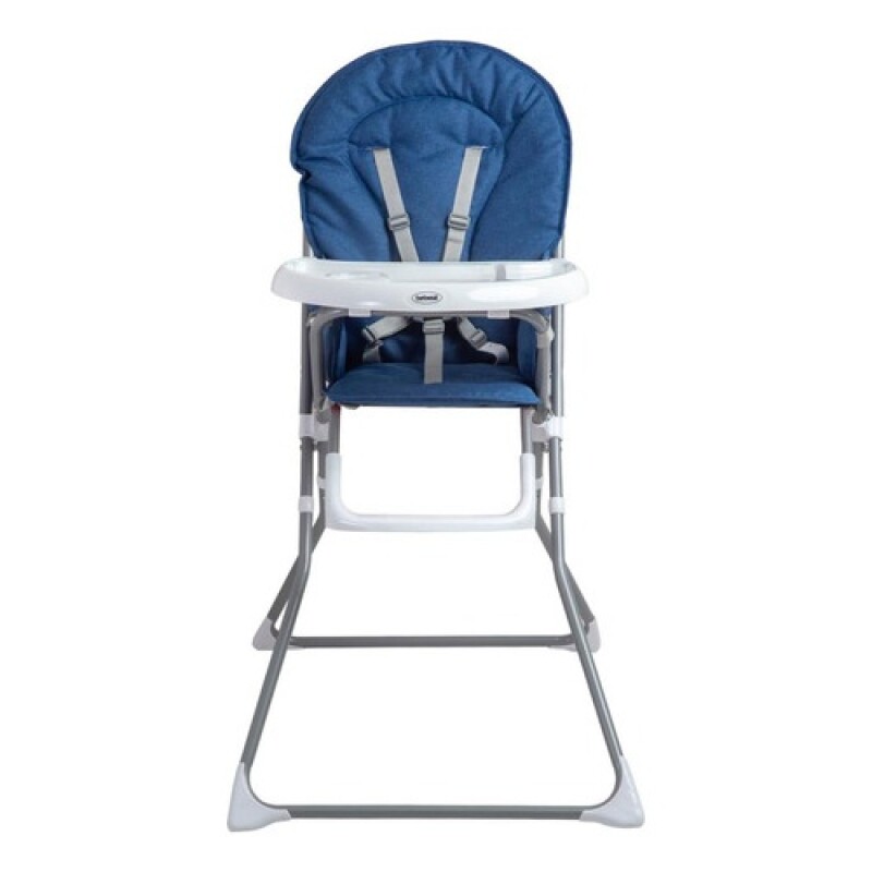 Silla de bebé para comer Bebesit Vectra con cinturón de 5 puntas Verde