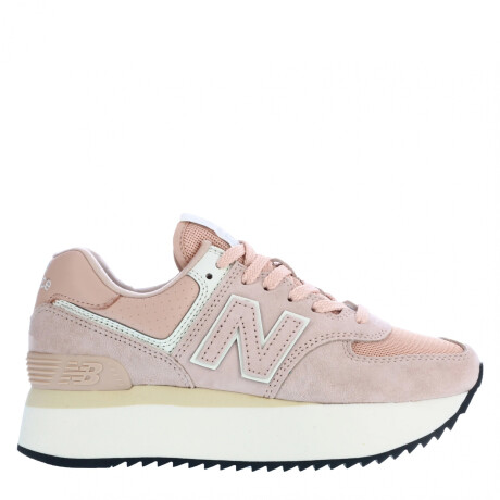Championes de Mujer New Balance Life Style Plataforma Rosa - Blanco