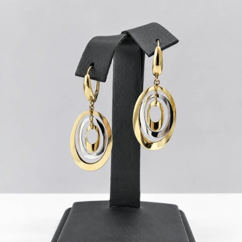 Caravanas pendientes Oro 18 Kt Caravanas pendientes Oro 18 Kt