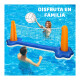 Inflable Piscina Set Red Voley Y Aro Basket Sin Color