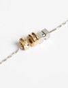 Cadena Corta con Dije Metal Collar De Cadena Dijes Biplating - Dorado