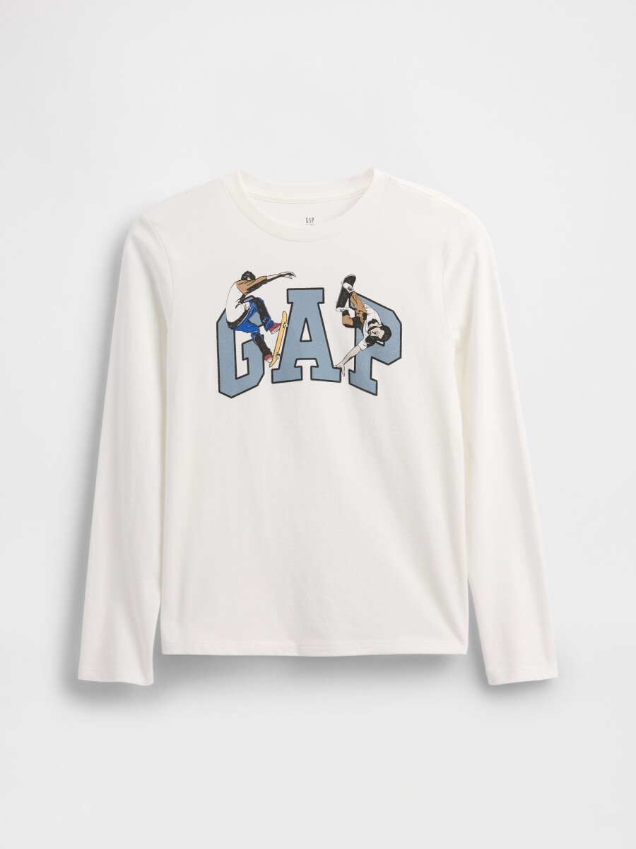 FRCH AUG LS VALUE GRAPHICS - NEW OFF WHITE 