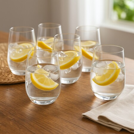 PACK VASOS DUBAI VIDRIO LARGO 500ML X 6 UNIDADES PACK VASOS DUBAI VIDRIO LARGO 500ML X 6 UNIDADES