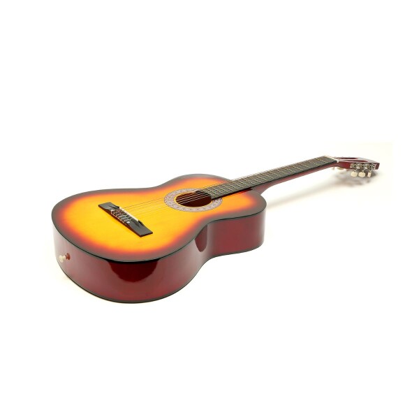 Guitarra Criolla Clasica Tamaño 4/4 39 Para diestros Con Estuche Funda Y Puas Imback Color Cedro Guitarra Criolla Clasica Tamaño 4/4 39 Para diestros Con Estuche Funda Y Puas Imback Color Cedro