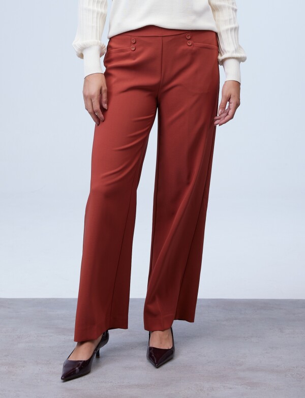 Pantalon Wide Leg TERRACOTA