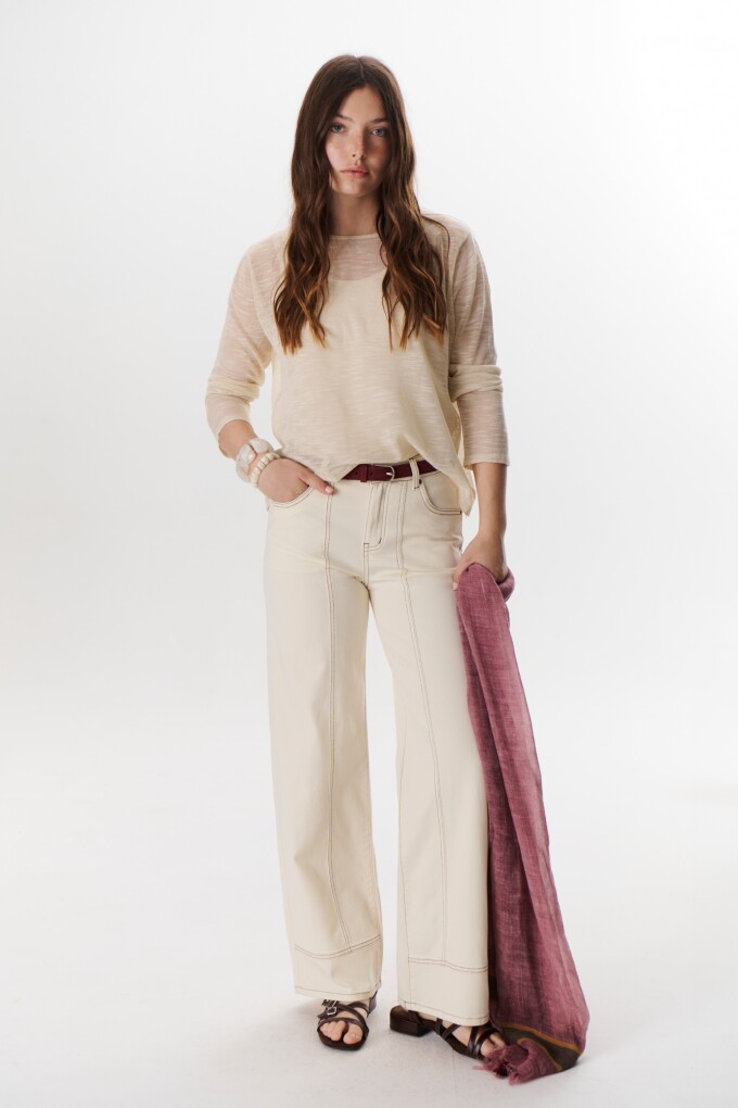 PANTALON MIDTOWN BLANCO