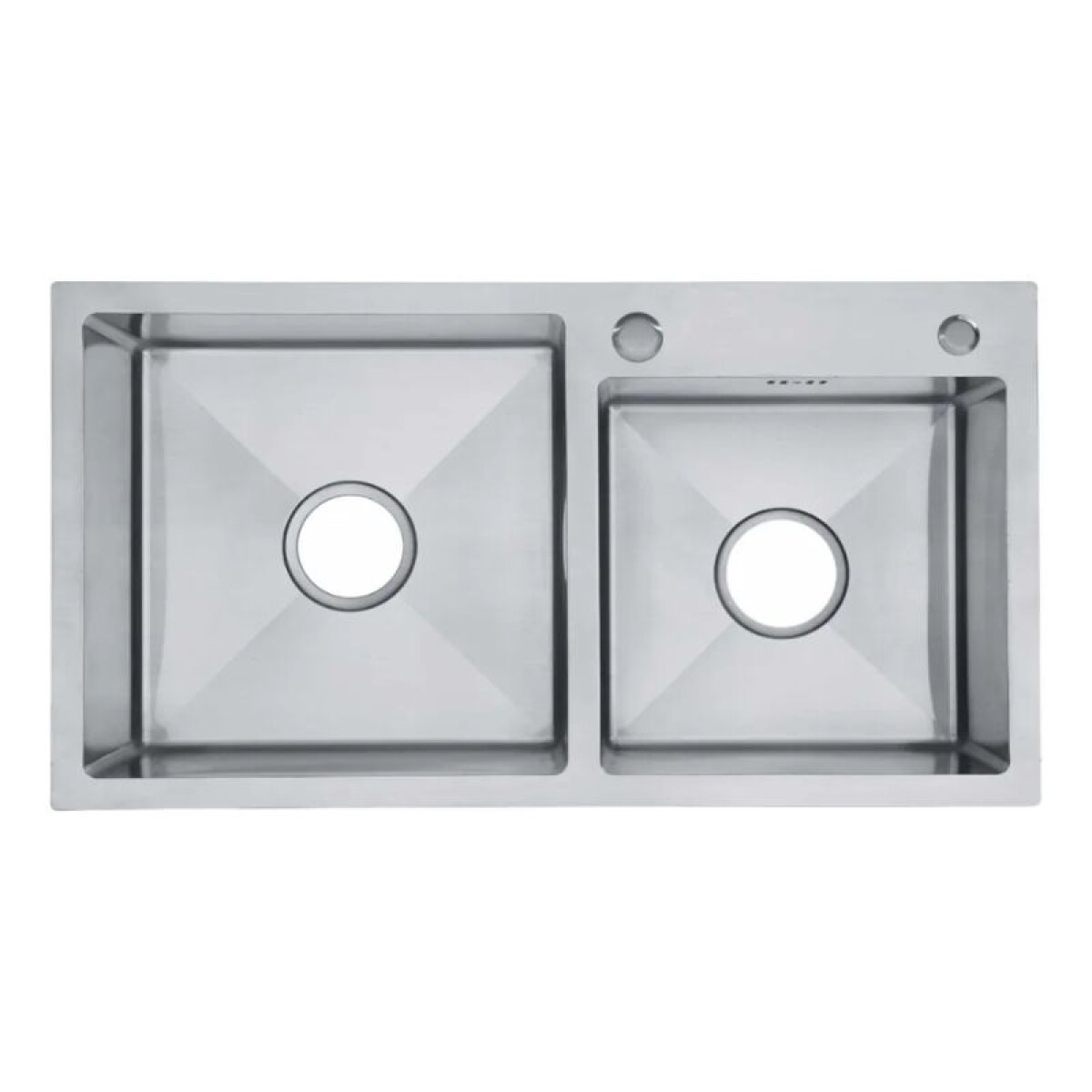 PILETA Y 1/2 DE SOBREPONER 78 X 43 X 22 + ACCESORIOS - INOX 