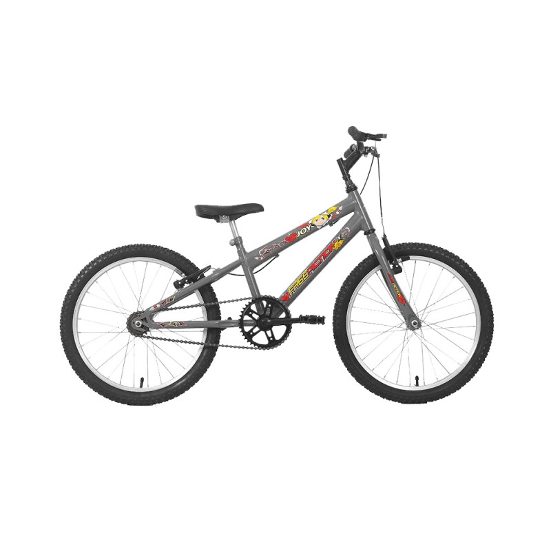 Bicicleta Free Action Aro 20 Masc Joy V-Brake + Casco Bicicleta Free Action Aro 20 Masc Joy V-Brake + Casco