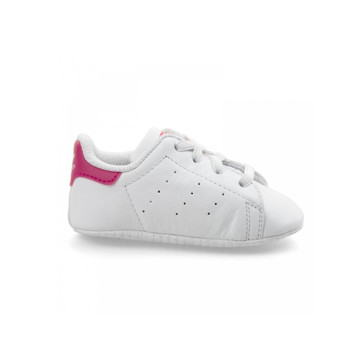 Traducción Vuelo Telégrafo adidas STAN SMITH CRIB - White/Pink — Zooko