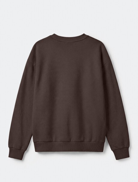 BUZO DEPORTIVO ADULTO UNISSEX - MARRÓN MARRÓN