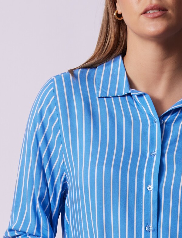 Camisa Lineas CELESTE/MULTI