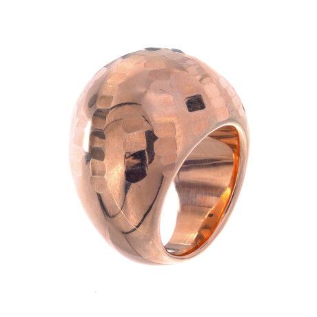 Anillo de plata 925 con baño de oro rosado. Anillo de plata 925 con baño de oro rosado.