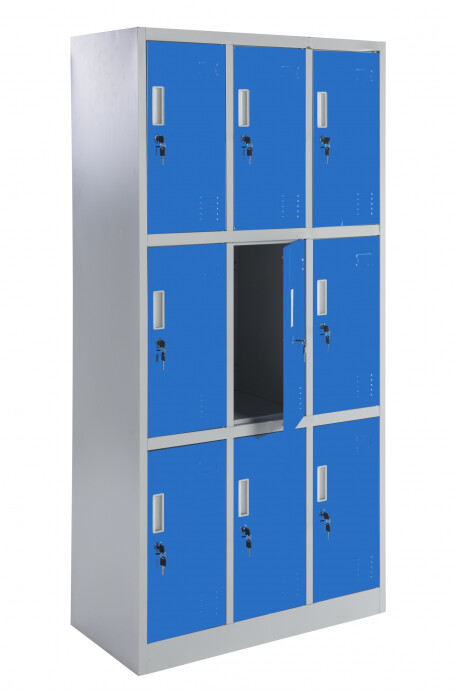 Guardabultos Locker Metálicos De 9 Puertas Guardarropas Guardabultos Locker Metálicos De 9 Puertas Guardarropas