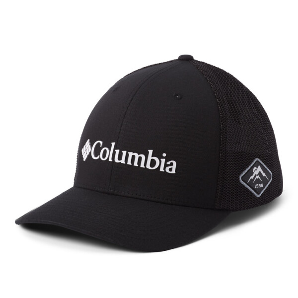 Columbia Mesh Ball Cap-Black, White BLACK, WHITE